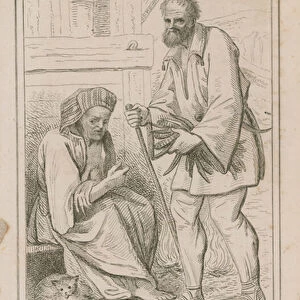 Portrait of John and Sarah Rovin (engraving)