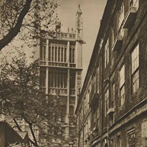 Pinnacled Tower of the Records Office from Cliffords Inn, c1935. Creator: Donald McLeish