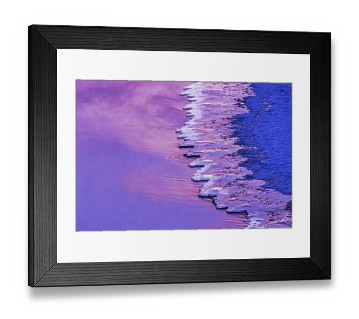 Framed Print : Ice bordering river, Kuusamo, Finland, winter Framed Print : Ice bordering river, Kuusamo, Finland, winter