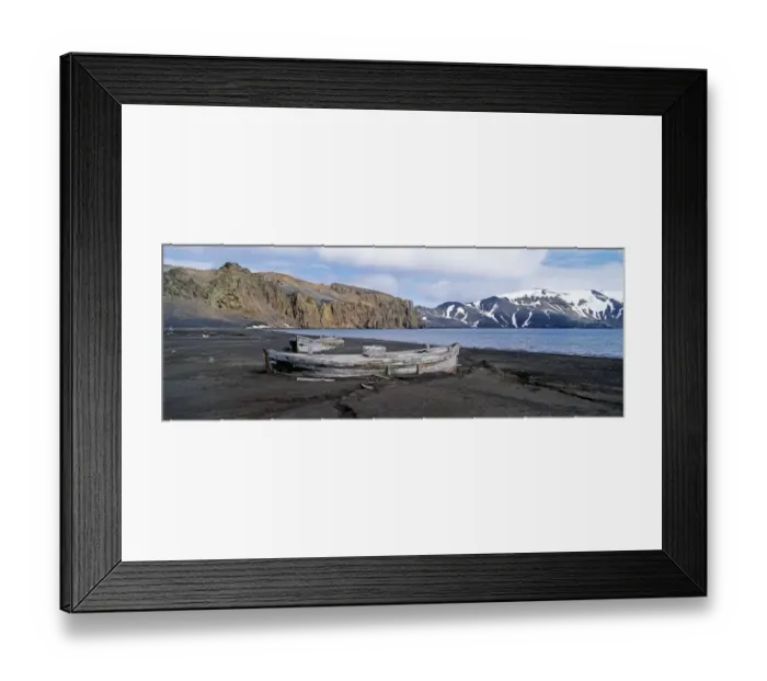 Framed Print : Old Whalers boats, Whalers Bay, Deception Island, Antarctica, January Framed Print : Old Whalers boats, Whalers Bay, Deception Island, Antarctica, January