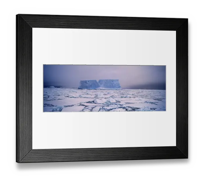Framed Print : Icebergs and pack ice in the Weddell Sea, Antarctica Framed Print : Icebergs and pack ice in the Weddell Sea, Antarctica