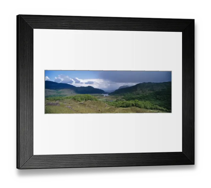 Framed Print : The view from Ladys View, Ring of Kerry, Killarney National Park, Ireland (shows Framed Print : The view from Ladys View, Ring of Kerry, Killarney National Park, Ireland (shows