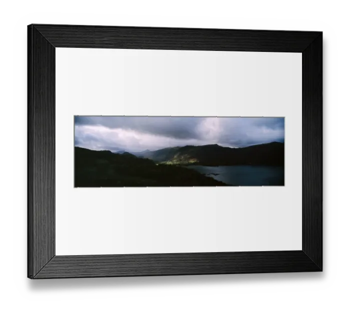 Framed Print : Sun breaking through clouds, Derwent Water, The Lake District, Cumbria, summer Framed Print : Sun breaking through clouds, Derwent Water, The Lake District, Cumbria, summer