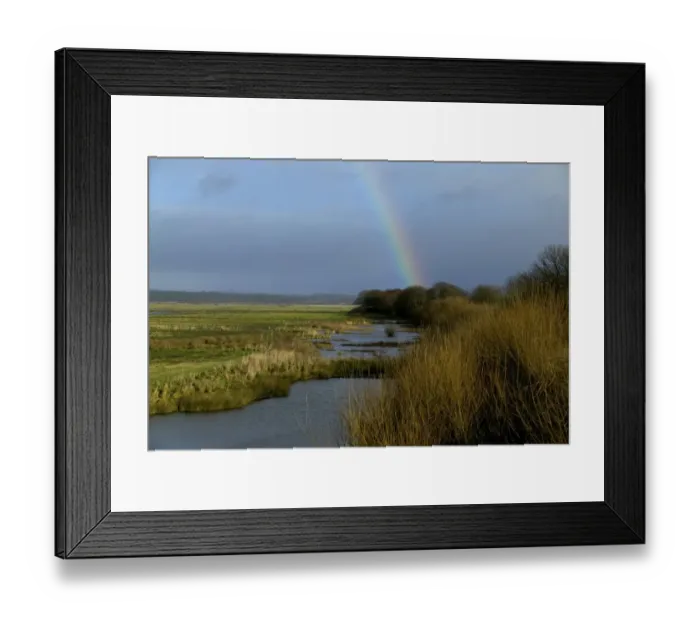 Framed Print : rainbow Caerlaverock Dumfries, Scotland November Framed Print : rainbow Caerlaverock Dumfries, Scotland November