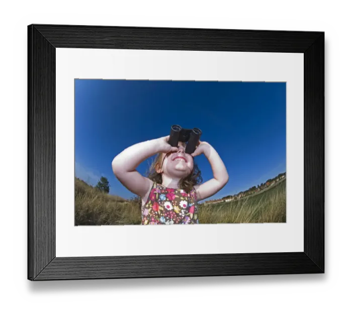 Framed Print : toddler bird watching Cley North Norfolk August Framed Print : toddler bird watching Cley North Norfolk August