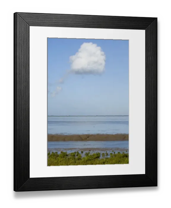 Framed Print : The tidal mudflats of the Wash viewed from Snettisham RSPB Reserve, North Norfolk Framed Print : The tidal mudflats of the Wash viewed from Snettisham RSPB Reserve, North Norfolk