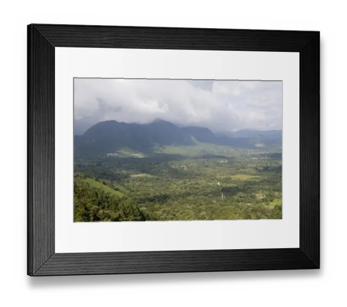Framed Print : 02455dt. The Volcanic crater of El Valle Panama