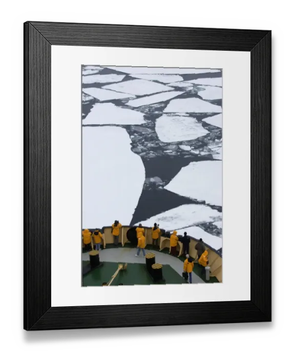 Framed Print : Ice breaker the Kapitan Khlebnikov breaking through broken pack ice Weddell Sea Antarctica Framed Print : Ice breaker the Kapitan Khlebnikov breaking through broken pack ice Weddell Sea Antarctica