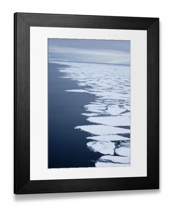 Framed Print : Edge of broken pack ice - Brash Ice in Weddell Sea Antarctic Framed Print : Edge of broken pack ice - Brash Ice in Weddell Sea Antarctic