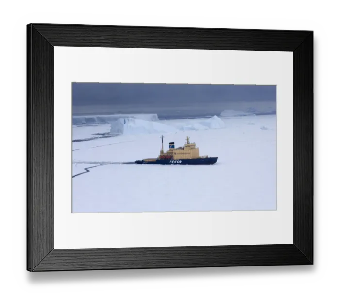 Framed Print : Kapitan Klebnikov breaking ice in the Weddell Sea near Snow Hill Island Antarctica Framed Print : Kapitan Klebnikov breaking ice in the Weddell Sea near Snow Hill Island Antarctica
