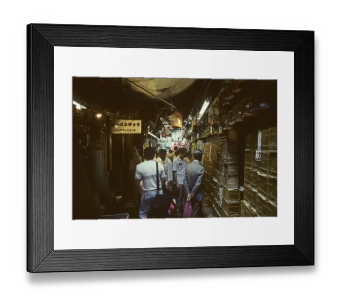 Framed Print : Hong Lok Bird Market in Hong Kong 1990 Framed Print : Hong Lok Bird Market in Hong Kong 1990