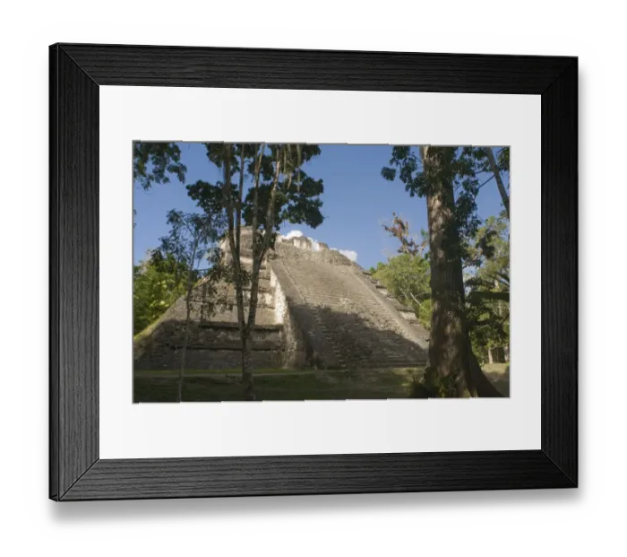 Framed Print : Temple on the edge of the Grand Plaza Tikal Guatemala Framed Print : Temple on the edge of the Grand Plaza Tikal Guatemala