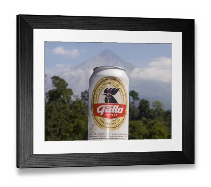Framed Print : Gallo beer (The Cock) Guatemalan beer Framed Print : Gallo beer (The Cock) Guatemalan beer