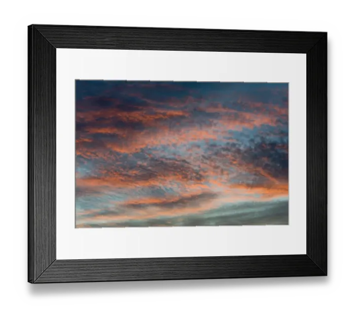 Framed Print : Sky at sunset over Kelling Heath North Norfolk July Framed Print : Sky at sunset over Kelling Heath North Norfolk July