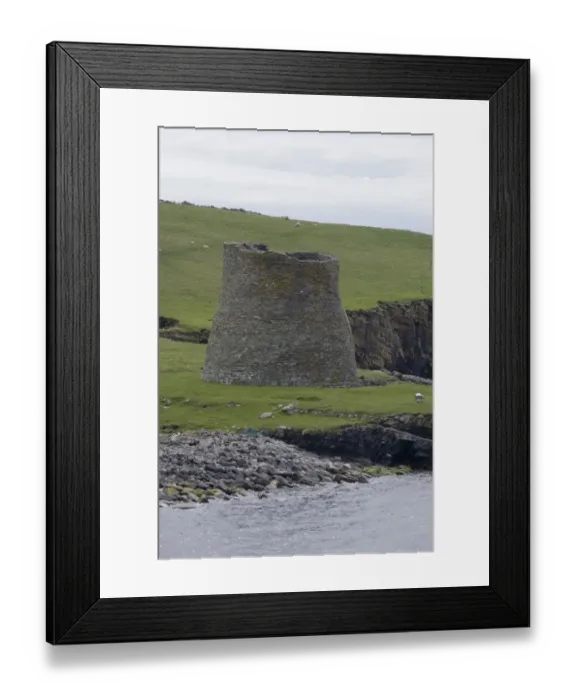 Framed Print : The Iron Age Broch on Mousa Shetland June Framed Print : The Iron Age Broch on Mousa Shetland June