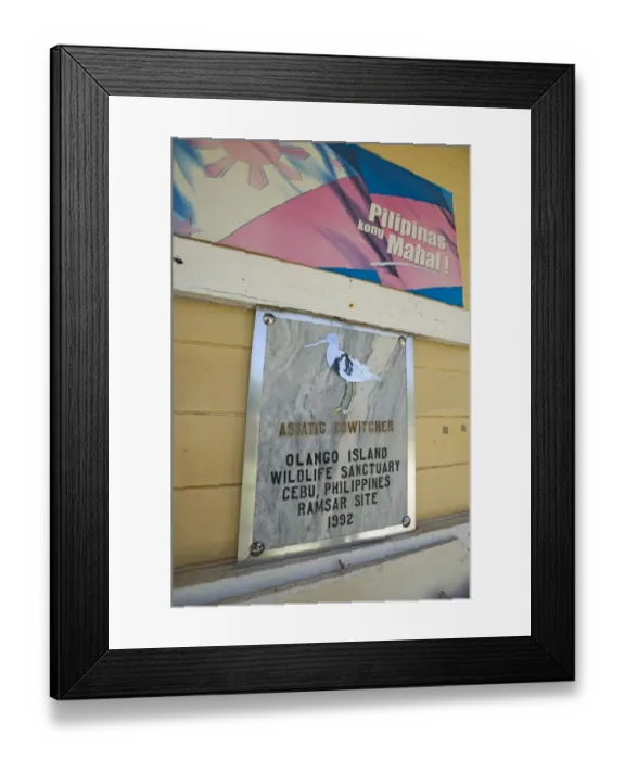 Framed Print : Sign at Olango Island Wlidlife Sanctuary Lapu-Lapu Cebu Philippines Framed Print : Sign at Olango Island Wlidlife Sanctuary Lapu-Lapu Cebu Philippines
