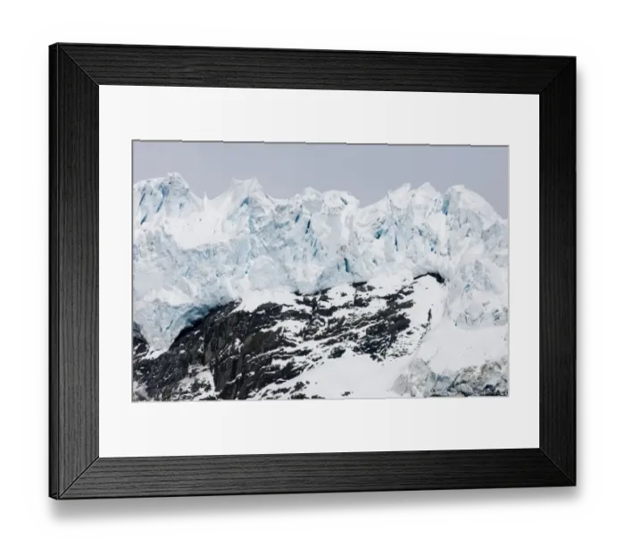 Framed Print : The hanging Bertrab Glacier at Gold Harbour South Georgia November Framed Print : The hanging Bertrab Glacier at Gold Harbour South Georgia November