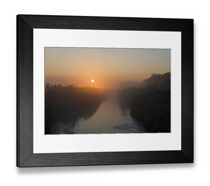 Framed Print : Dyke on edge of reedbed on Cley NWT Reserve at dawn April Norfolk Framed Print : Dyke on edge of reedbed on Cley NWT Reserve at dawn April Norfolk
