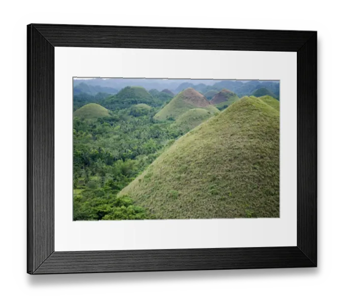 Framed Print : Chocolate Hiills Bohol Philippines March Framed Print : Chocolate Hiills Bohol Philippines March