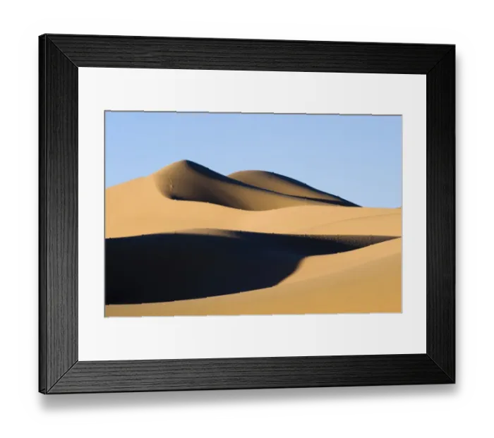 Framed Print : Khongoryn Els sand dunes in southern Gobi Desert Mongolia winter Framed Print : Khongoryn Els sand dunes in southern Gobi Desert Mongolia winter