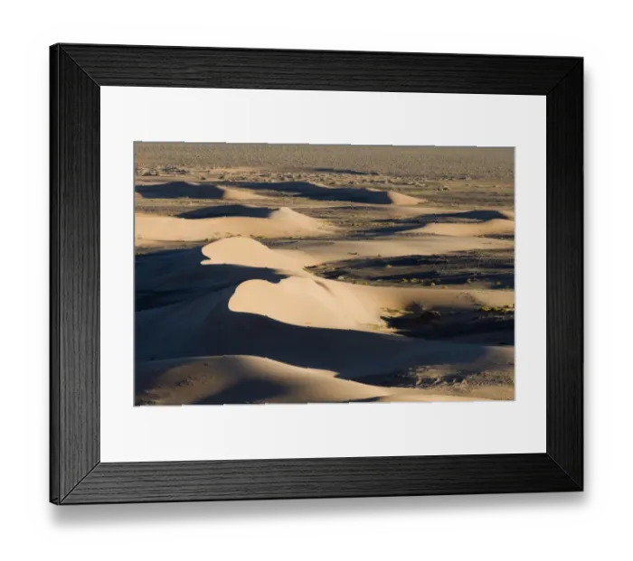 Framed Print : Khongoryn Els sand dunes in southern Gobi Desert Mongolia winter Framed Print : Khongoryn Els sand dunes in southern Gobi Desert Mongolia winter
