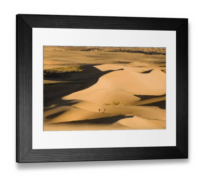 Framed Print : Khongoryn Els sand dunes in southern Gobi Desert Mongolia winter Framed Print : Khongoryn Els sand dunes in southern Gobi Desert Mongolia winter