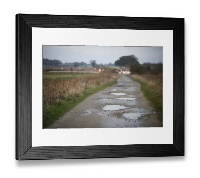 Framed Print : Track at Buckenham Marshes RSPB Reserve in the Yare Valley Norfolk winter Framed Print : Track at Buckenham Marshes RSPB Reserve in the Yare Valley Norfolk winter