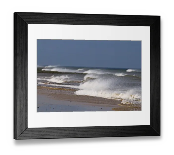 Framed Print : Waves on a windy day at Blakeney Point Norfolk winter Framed Print : Waves on a windy day at Blakeney Point Norfolk winter