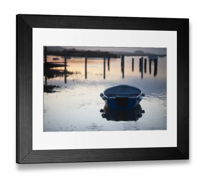 Framed Print : Burnham Deepdale at high tide North Norfolk winter Framed Print : Burnham Deepdale at high tide North Norfolk winter