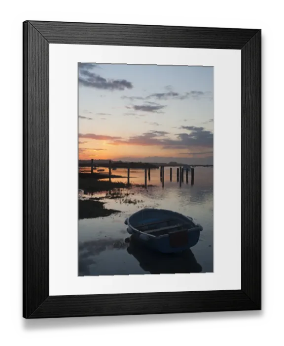 Framed Print : Burnham Deepdale at high tide winter Norfolk Framed Print : Burnham Deepdale at high tide winter Norfolk