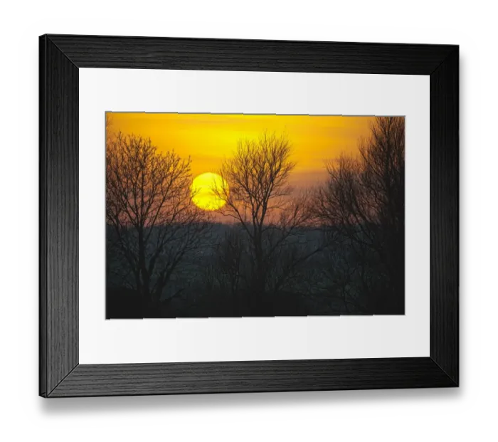 Framed Print : Sunset over meadows at Burnham Norton Norfolk winter Framed Print : Sunset over meadows at Burnham Norton Norfolk winter