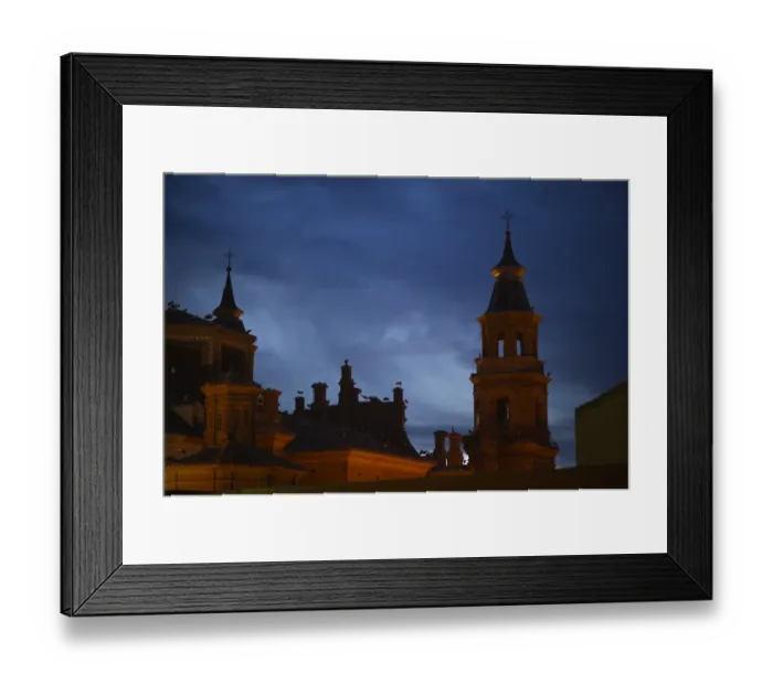 Framed Print : Alfaro Cathedral with White Stork colony Alfaro Spain Framed Print : Alfaro Cathedral with White Stork colony Alfaro Spain