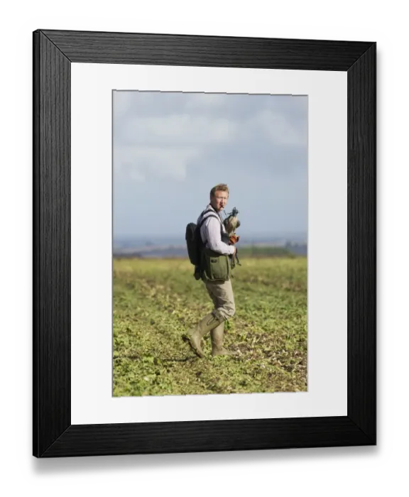 Framed Print : Falconer andy Hollidge with Peregrine Falcon at British Falconers Club International Framed Print : Falconer andy Hollidge with Peregrine Falcon at British Falconers Club International