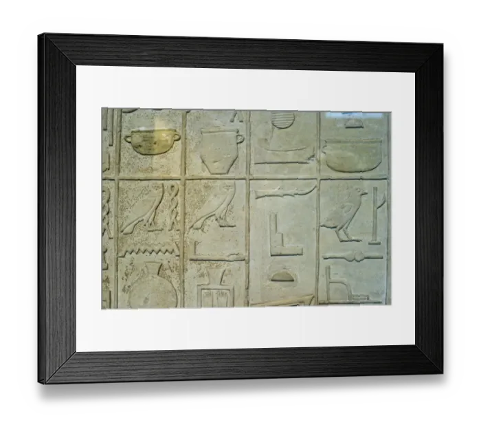 Framed Print : A relief from the walls of the tomb of Rahotep at Maydum Egypt dating to 2600 BC Framed Print : A relief from the walls of the tomb of Rahotep at Maydum Egypt dating to 2600 BC