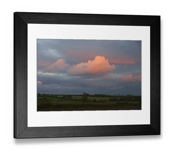 Framed Print : Sunset and clouds Burnham Norton Norfolk winter Framed Print : Sunset and clouds Burnham Norton Norfolk winter