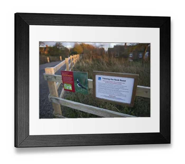 Framed Print : Signs at Buckenham Marshes RSPB Reserve in Yare Valley Norfolk winter Framed Print : Signs at Buckenham Marshes RSPB Reserve in Yare Valley Norfolk winter