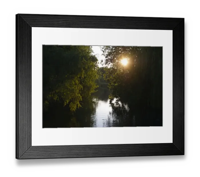 Framed Print : River Burn in summer at Burnham Norton Norfolk Framed Print : River Burn in summer at Burnham Norton Norfolk