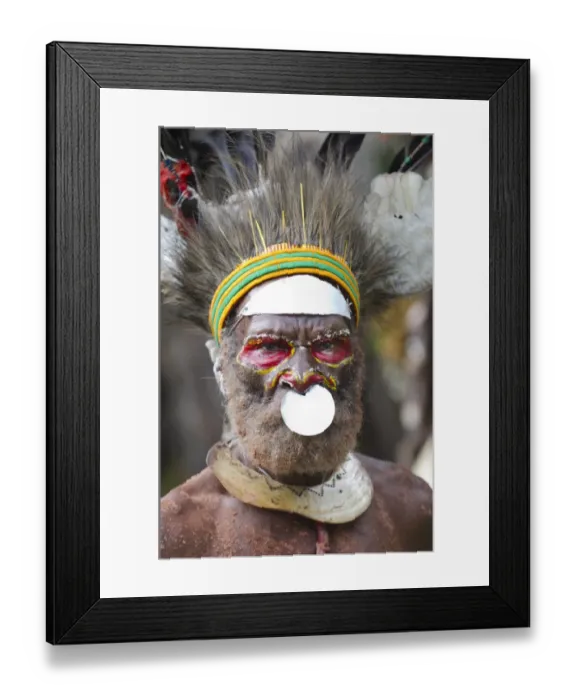 Framed Print : Juiwika Tribe from Western Highlands at Sing-sing at the Paiya Show in Western Highlands Framed Print : Juiwika Tribe from Western Highlands at Sing-sing at the Paiya Show in Western Highlands
