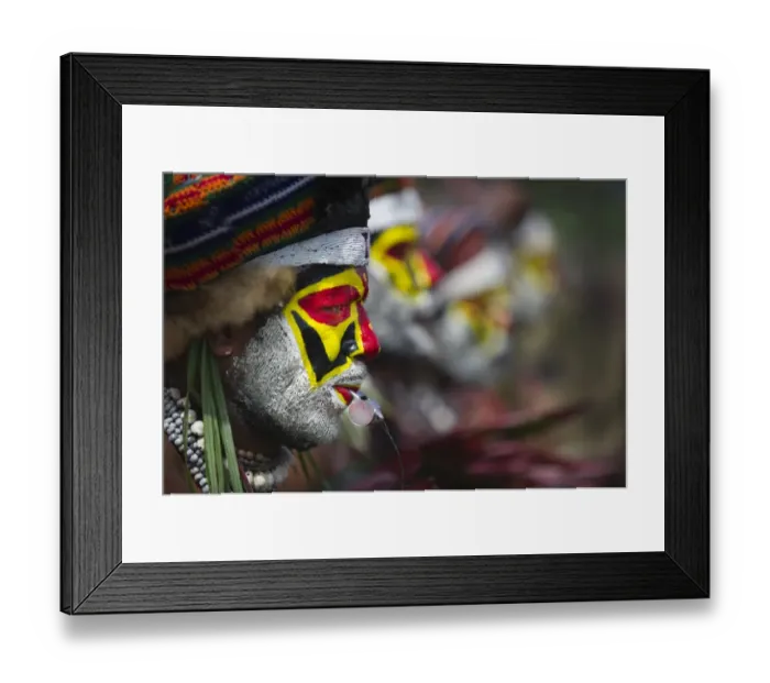 Framed Print : Sing-sing group from Tambul in Western Highlands at Mt Hagen Show Papua New Guinea Framed Print : Sing-sing group from Tambul in Western Highlands at Mt Hagen Show Papua New Guinea