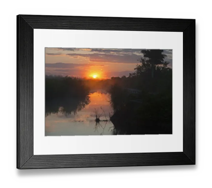 Framed Print : Florida Everglades at Anhinga Trail at dawn Florida USA Framed Print : Florida Everglades at Anhinga Trail at dawn Florida USA