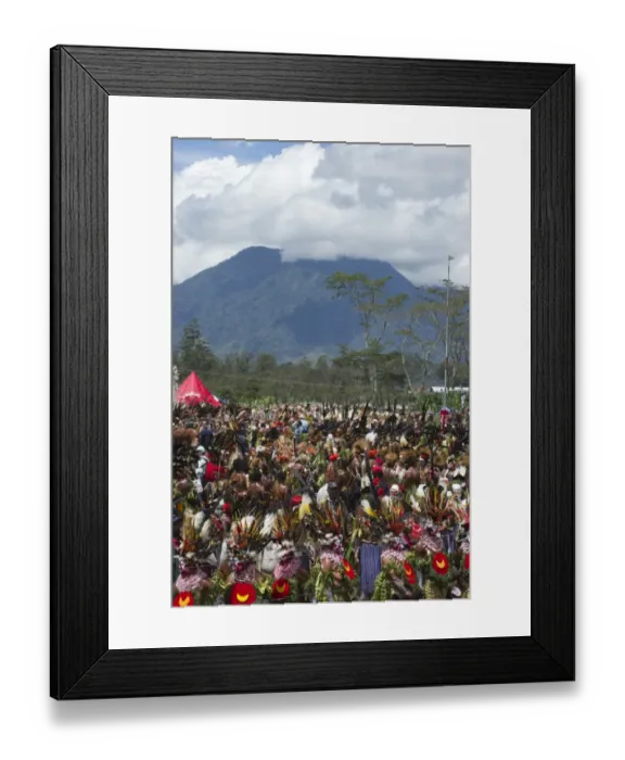 Framed Print : Mt Hagen Show Western Highlands Papua New Guinea
