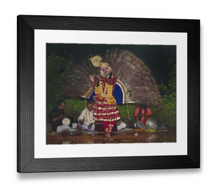 Framed Print : The spectacular dance from the Braj region of Uttar Pradesh - the land of Lord Krishna Framed Print : The spectacular dance from the Braj region of Uttar Pradesh - the land of Lord Krishna
