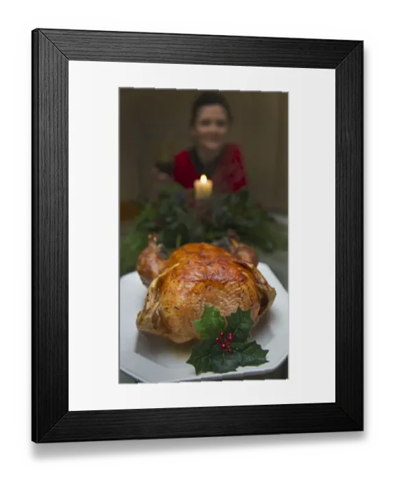 Framed Print : Christmas Turkey n Christmas Day Norfolk UK Framed Print : Christmas Turkey n Christmas Day Norfolk UK
