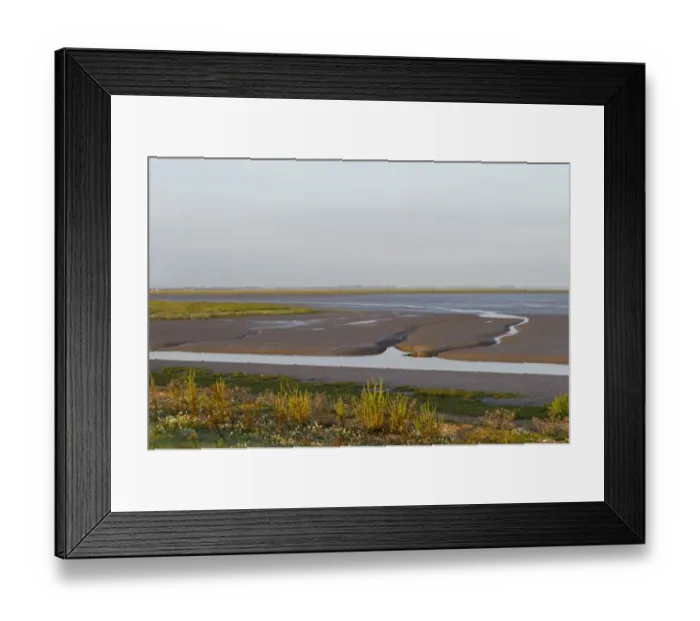 Framed Print : The Wash at Snettisham RSPB Reserve at low tide Norfolk late summer Framed Print : The Wash at Snettisham RSPB Reserve at low tide Norfolk late summer