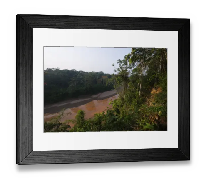 Framed Print : Backwater of the Tambopata River, Tambopata Peru Amazon Basin Framed Print : Backwater of the Tambopata River, Tambopata Peru Amazon Basin