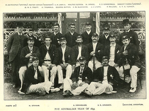 The Australian Cricket Team 1893