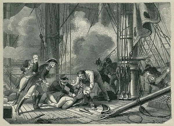 Battle of Trafalgar (1805). Death of the English