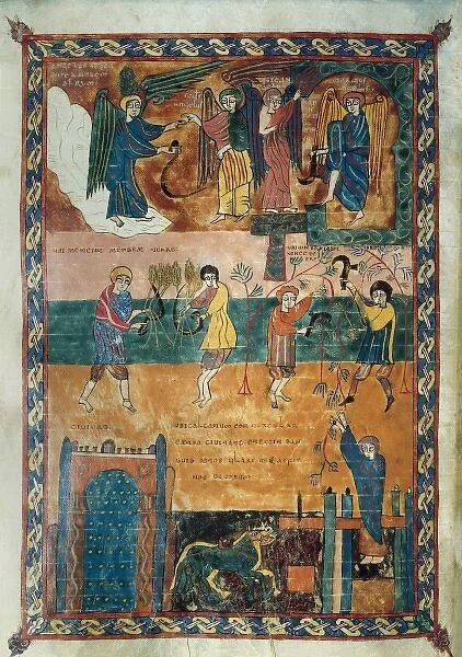 Beatus of Valcavado. 970. Page painted by Oveco