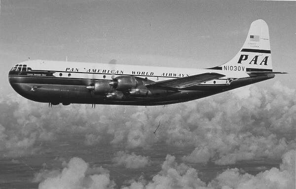 Boeing 377 Stratocruiser - Pan Am flying