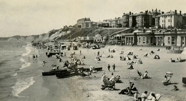 Bournemouth, beach scene 1909
